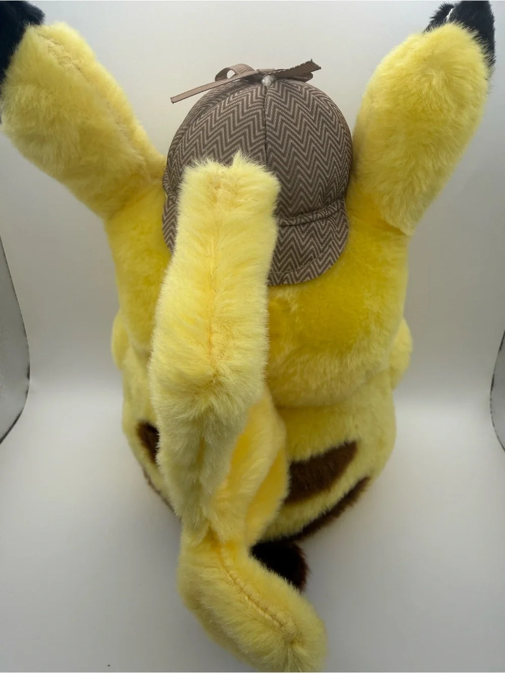Detective Pikachu Yellow Plush Stuffed Animal Rare Stuffed